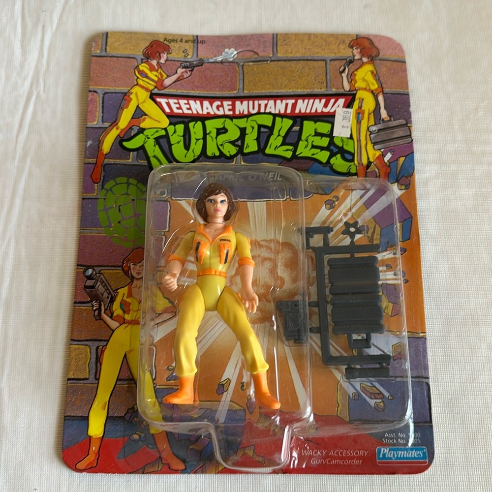 Playmates *NIB* 1990 Teenage Mutant Ninja Turtles April O'Neil Action Figure